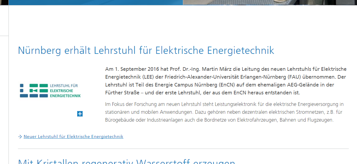 Zum Artikel "Fraunhofer IISB veröffentlicht Pressebericht"