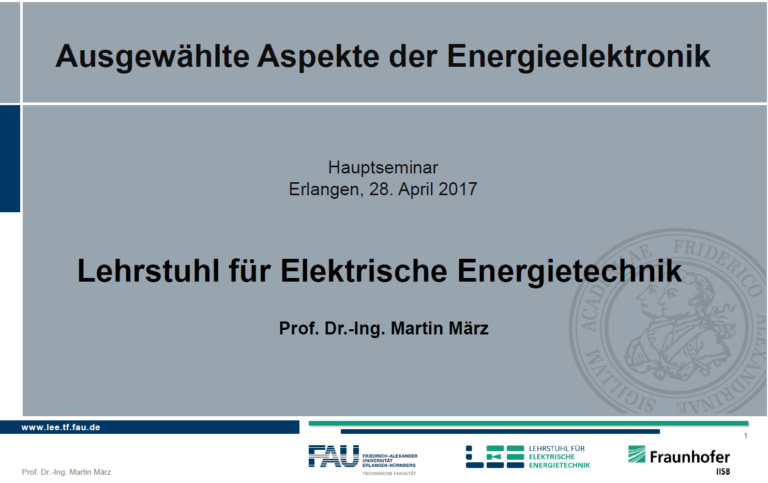 Neue Hauptseminarthemen bis 8. Mai 2017